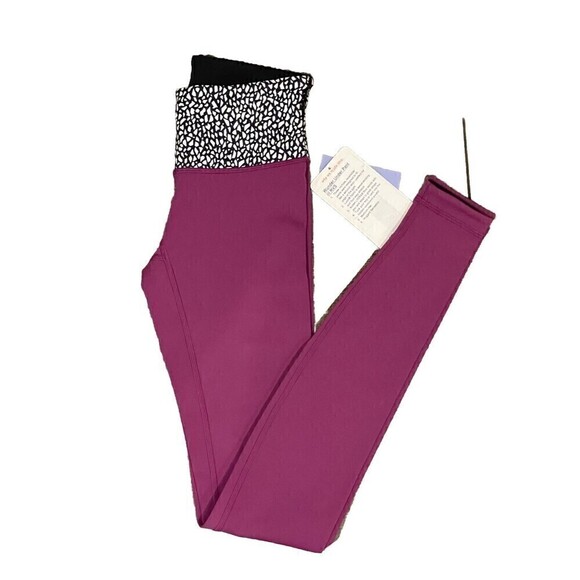 NWT LULULEMON WUNDER UNDER PANT III RVS LUON MID RISE LEGGINGS 2 NEW REVERSIBLE - Picture 1 of 16